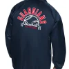Cleveland Guardians Retro Logo Coaches Jacket Back