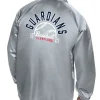 Cleveland Guardians Retro Logo Coaches Jacket Grey Back