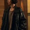 Climax S01 Im Jin-ah Black Leather Jacket For Sale