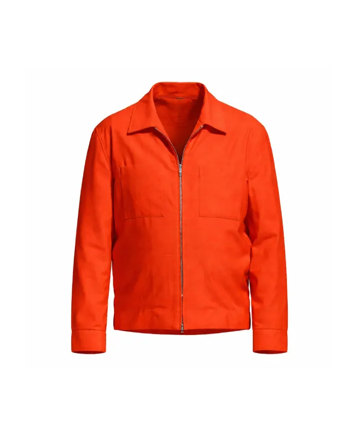 Coachella 2026 David Byrne Orange Jacket Front
