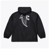 Coaches Atlanta Falcons Black Windbreaker Hooded Jacket For Sale