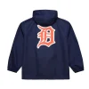 Coaches Detroit Tigers Navy Windbreaker Hooded Jacket For Sale