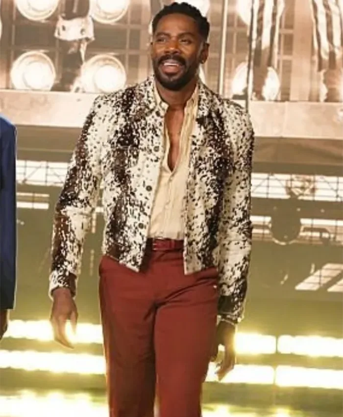 Colman Domingo The Jennifer Hudson Show Cow Hide Jacket For Sale