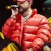 Colombia Ryan Castro Red Puffer Jacket Front