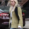 Count My Lies Violet Lockhart Suede Leather Blazer For Sale
