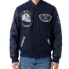 Dallas Cowboys Born For Sport Navy Varsity Jacket