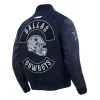 Dallas Cowboys Born For Sport Navy Varsity Jacket For Sale