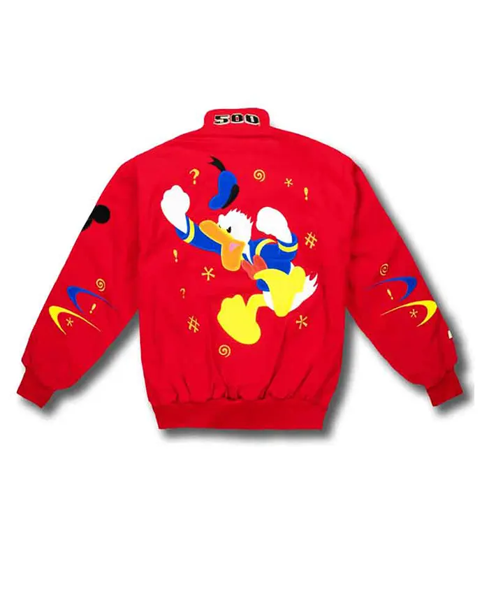 Daytona 500 Donald Duck Jacket Red Back