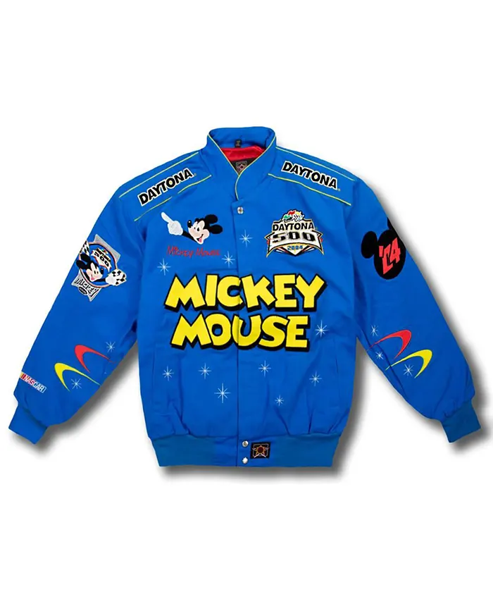 Daytona 500 NASCAR Mickey Mouse Jacket Blue