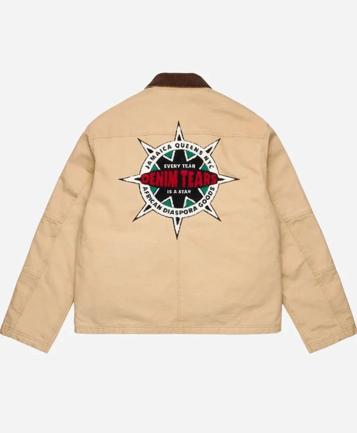 Denim Tears Every Tear Is A Star Work Jacket Back