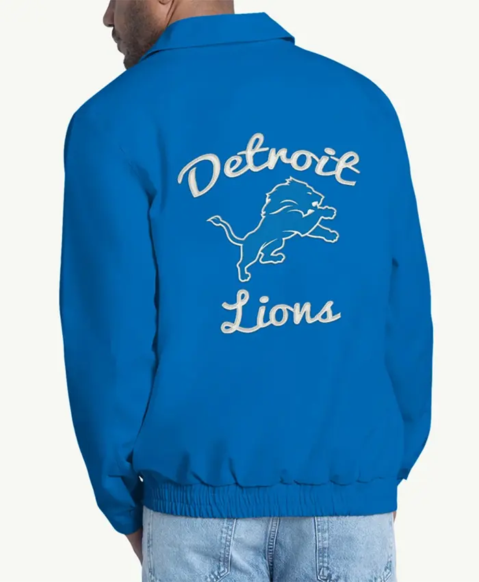 Detroit Lions Franchise Blue Full Zip Jacket For Sale