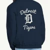 Detroit Tigers Franchise Navy Full Zip Jacket For Sale