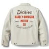 Dickies x H-D Quilted Lined Eisenhower Jacket White Back