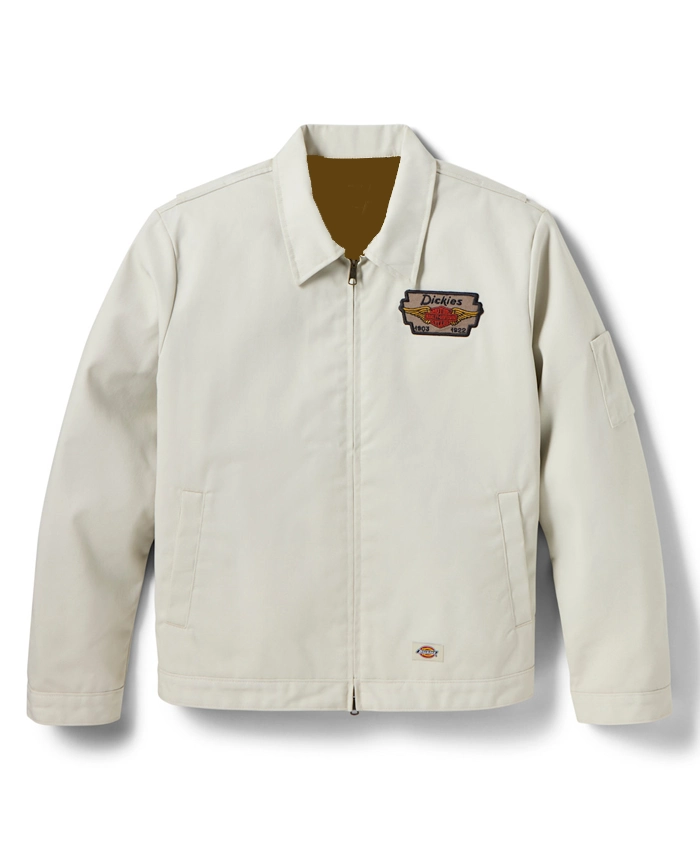 Dickies x H-D Quilted Lined Eisenhower Jacket White