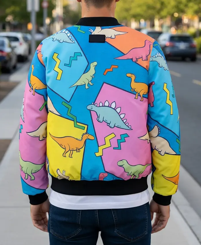 Dino Bomber Jacket Back