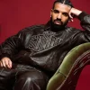 Drake Iceman 2026 Brown Leather Jacket