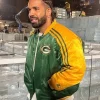 Drake Vintage Green and Yellow Bay Packers Starter Jacket