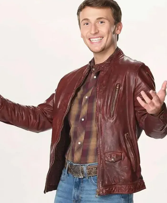 Dylan Carter The Voice S24 Leather Jacket For Sale