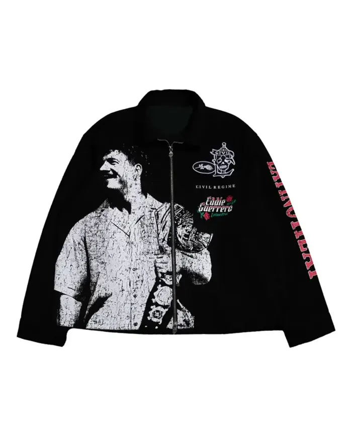 Eddie Guerrero Latino Heat Rose Garden Heat Jacket Front