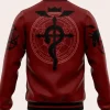 Edward Fullmetal Alchemist Varsity Jacket Back