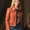 Elle Fanning Margo’s Got Money Troubles Leather Jacket