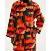 Elsbeth S03 Carrie Preston Mushrooms Fleece Coat For Sale