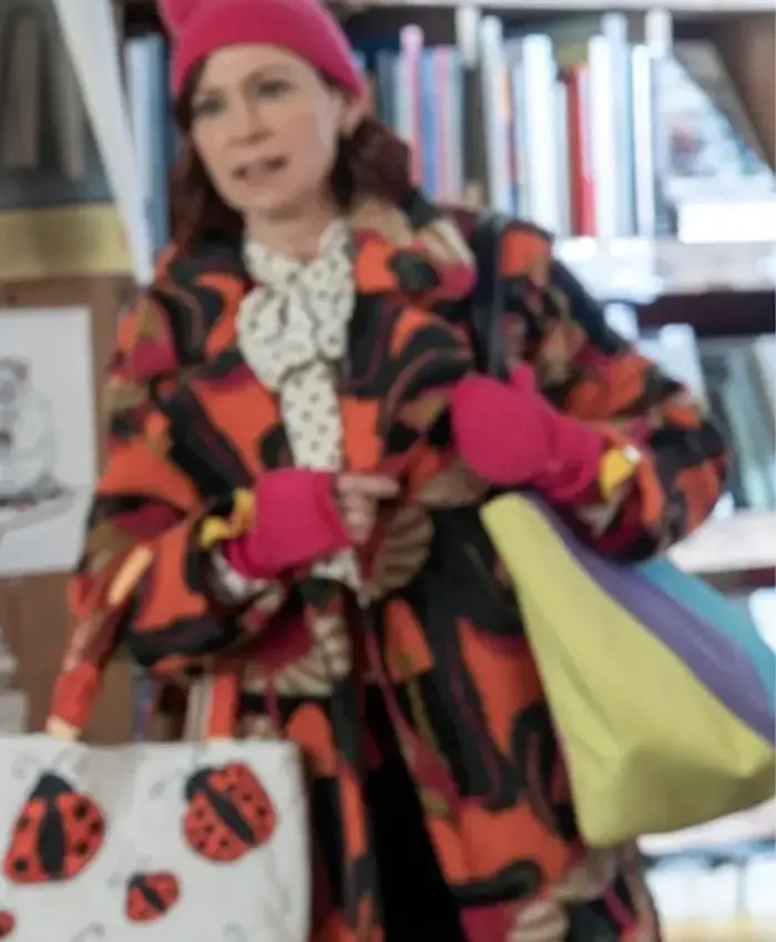 Elsbeth S03 Carrie Preston Mushrooms Fleece Coat