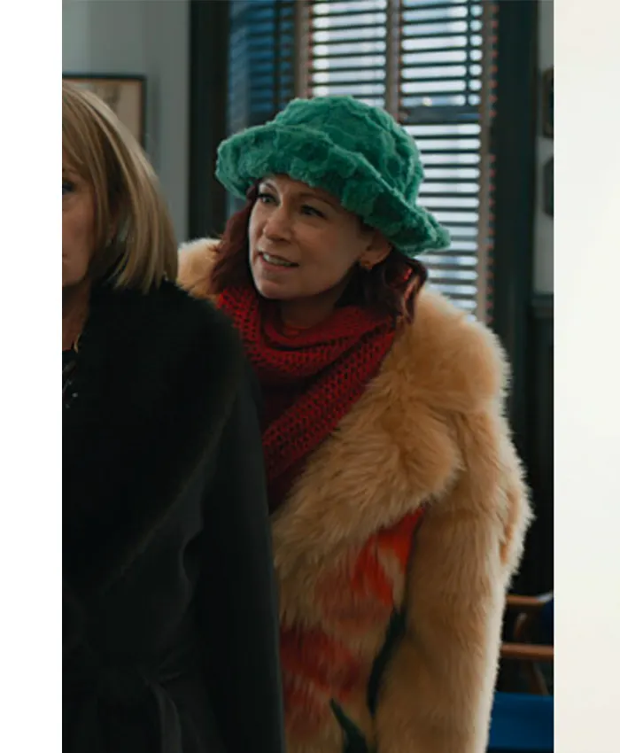 Elsbeth Tascioni Elsbeth S03 Yellow Flower Fur Coat