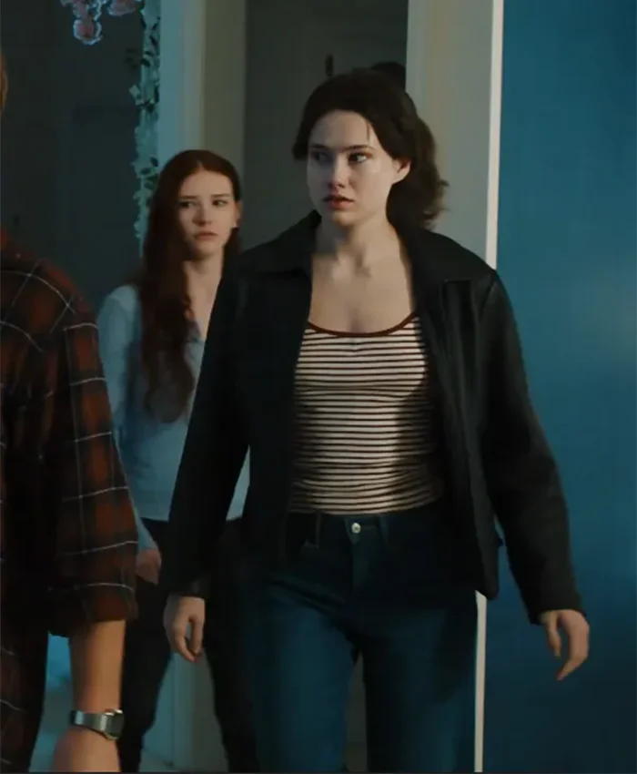 Emma Claire Dykes Betty’s Revenge Leather Jacket For Sale