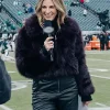 Erin Andrews Purple Fur Coat For Sale