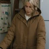 Erin Napier Home Town S10 Brown Hooded Jacket