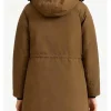 Erin Napier Home Town S10 Brown Hooded Jacket Back