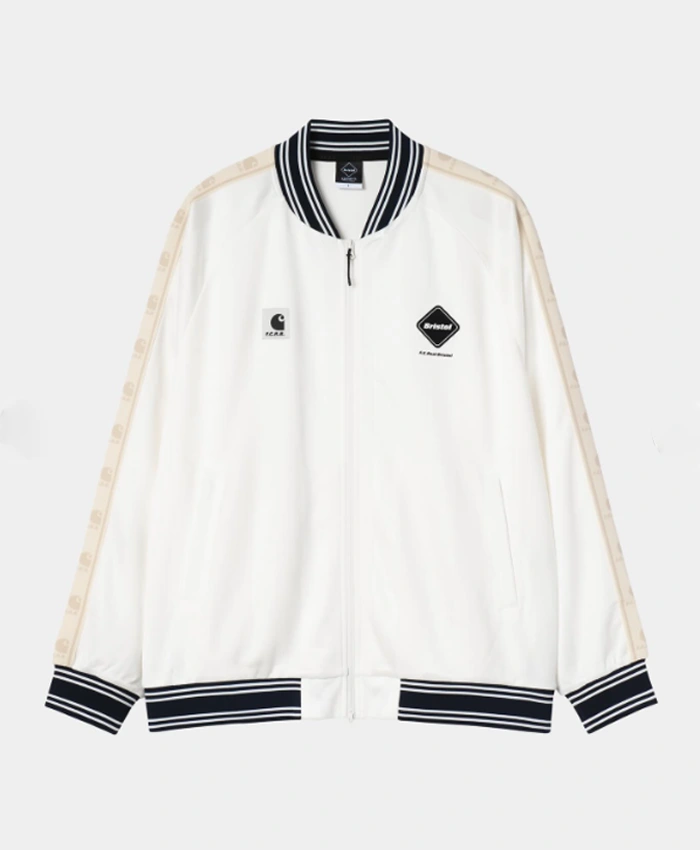 FC.Real Bristol x Carhartt Varsity Jacket White