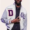 Franck Kepnang Jackie Robinson Letterman Jacket Front