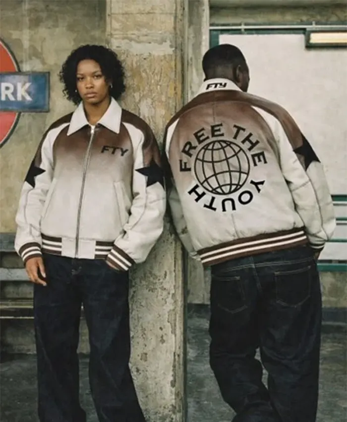 Free The Youth Signature Bomber Jacket For Sale