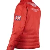 GB Hackett Formula 1 Aston Martin Red Racing Jacket Left