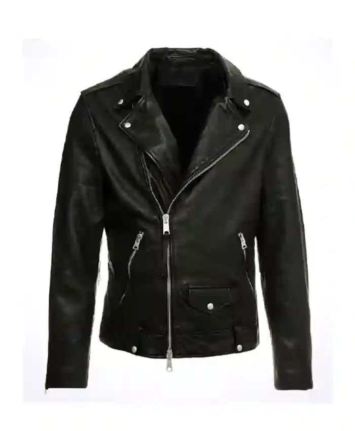 Geek Girl Liam Woodrum Leather Jacket Front