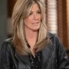 General Hospital Laura Wright Black Leather Jacket For Sale