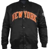 Giorgio Armani x Kith New York Knicks Black Satin Jacket