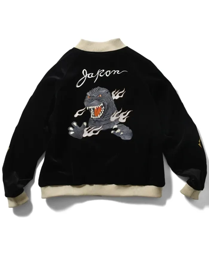 Godzilla Monster Edition Homegame Bomber Jacket For Sale