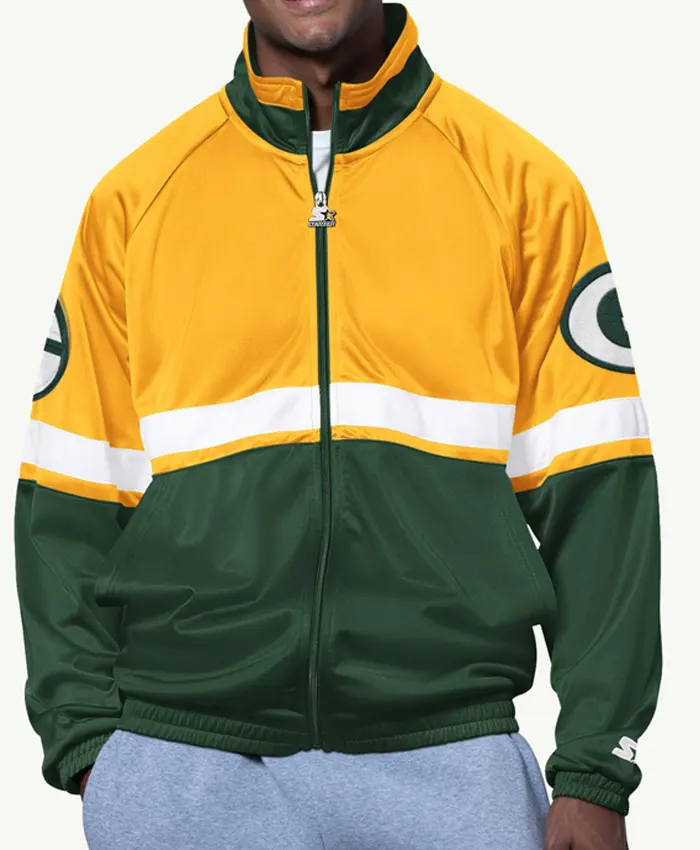 Green Bay Packers Full-Zip Track Jacket