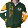 Green Bay Packers Strong Arm Green Full Zip Jacket