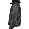 Harley Davidson Swingarm Black Leather Jacket Left