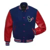 Houston Texans Letterman Bomber Jacket