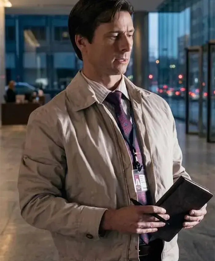 How to Make a Killing Glen Powell Beige Jacket
