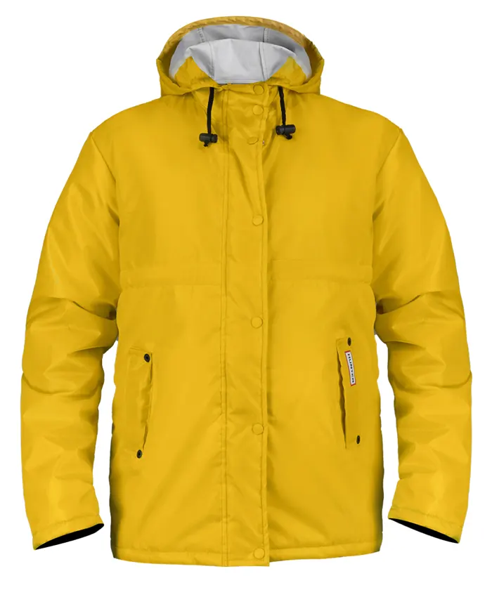 Hunter Lightweight Yellow Rain Jacket