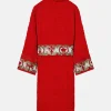 I Love Baroque Red Versace Robe Back