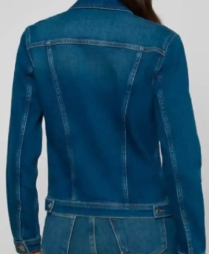 Imperfect Women Eleanor Denim Jacket Back