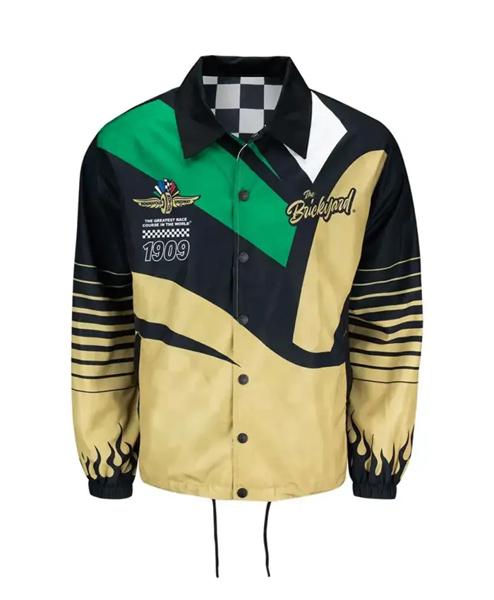 Indianapolis Motor Speedway Wing Wheel Flag Jacket