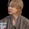 Jimin Hot Ones Bomber Jacket Closeup